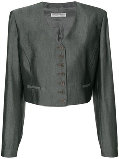 Giorgio Armani Vintage укороченная куртка на пуговицах