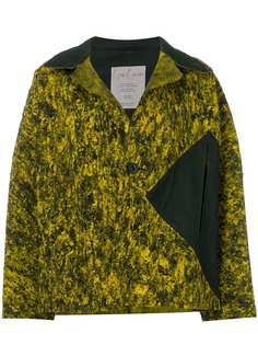 Yohji Yamamoto Vintage куртка свободного кроя с абстрактным узором