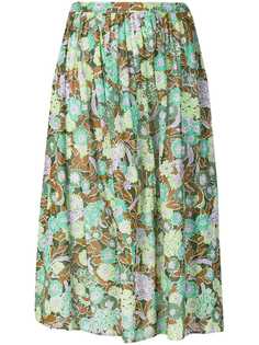 Givenchy Vintage юбка 1980-х годов с цветочным принтом