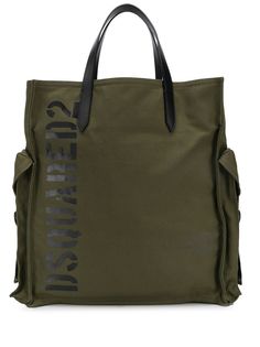 Dsquared2 сумка-тоут в стиле милитари с логотипом