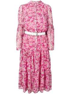 Michael Michael Kors расклешенное платье с цветочным принтом