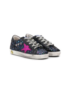 Golden Goose Deluxe Brand Kids кроссовки Superstar с блестками