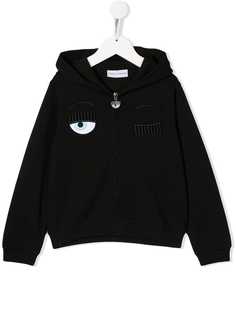 Chiara Ferragni Kids куртка Flirting с капюшоном