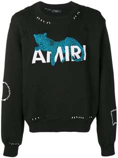 Amiri свитер с вышивкой