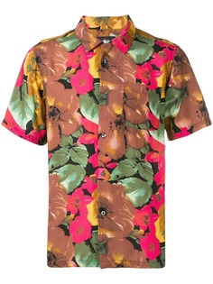 Stussy рубашка с цветочным принтом