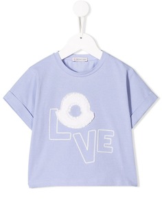 Moncler Kids Love logo T-shirt