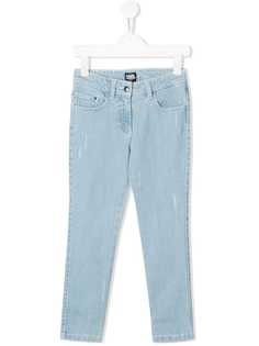 Karl Lagerfeld Kids джинсы с эффектом потертости