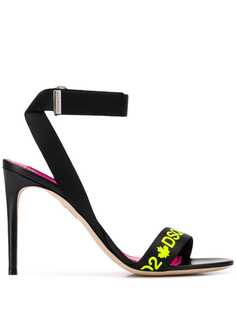 Dsquared2 logo strap sandals