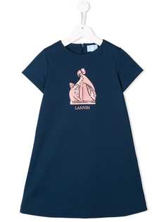 Lanvin Enfant платье-футболка с логотипом