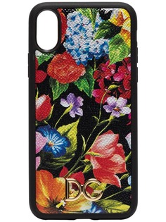 Dolce & Gabbana чехол для iPhone X с цветочным принтом