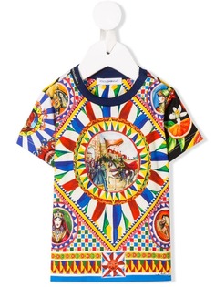 Dolce & Gabbana Kids футболка Carreto с принтом