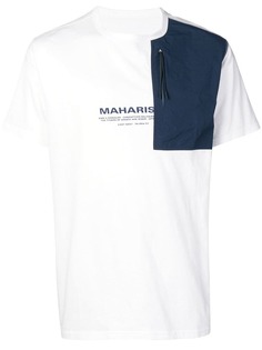Maharishi футболка со вставками