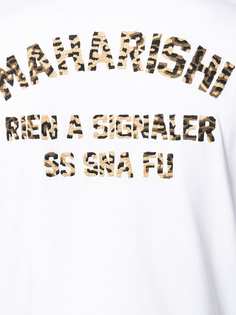 Maharishi футболка с вышивкой