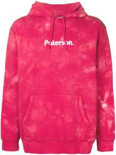 Paterson. logo drawstring hoodie
