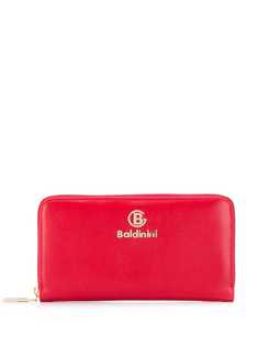 Baldinini zip around logo wallet