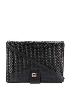 Fendi Vintage 1970s woven-effect shoulder bag