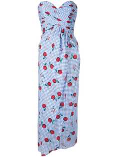 Rebecca De Ravenel gingham print dress