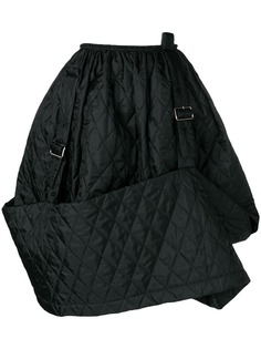 Comme Des Garçons Vintage стеганая юбка А-силуэта