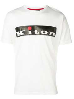 Kiton logo print T-shirt