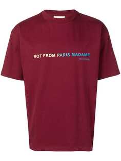 Drôle De Monsieur Not From Paris print T-shirt