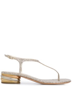 Casadei heel detail sandals