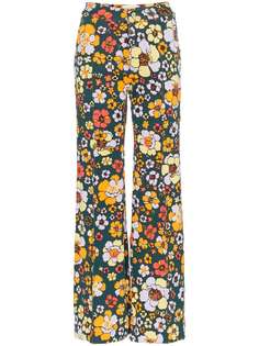 Cap Penelope floral knitted trousers