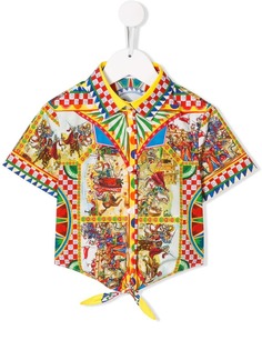 Dolce & Gabbana Kids Carretto print shirt