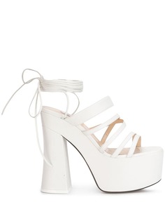 Attico flatform heeled sandals
