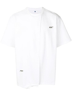 Ader Error oversized split T-shirt