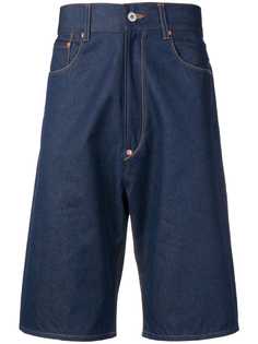 Junya Watanabe MAN contrast pockets denim shorts