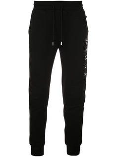 Philipp Plein contrast logo track pants