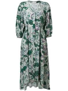 Dagmar floral flared midi dress