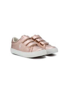 Ralph Lauren Kids chrome strap sneakers