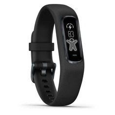 Смарт-браслет GARMIN Vivosmart 4, 0.4&quot;, черный / черный [010-01995-20]