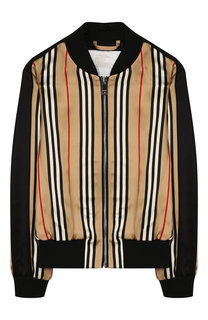 Бомбер из вискозы Burberry