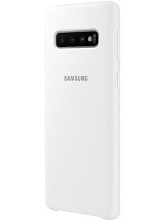 Аксессуар Чехол для Samsung Galaxy S10 Silicone Cover White EF-PG973TWEGRU