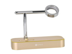 Аксессуар Док-станция COTEetCI Base Hub Dock для Apple Watch / IPhone 2 in1 Stand Gold CS7200-CEG