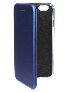 Аксессуар Чехол для APPLE iPhone 6 / 6S Innovation Book Silicone Magnetic Blue 14711