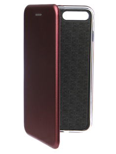 Аксессуар Чехол для APPLE iPhone 7 Plus Innovation Book Silicone Magnetic Bordo 14708
