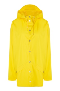 Желтая непромокаемая куртка Rains