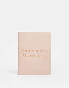 Ежедневник Smile More в обложке из искусственной кожи Stradivarius
