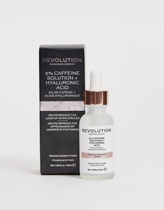 Сыворотка для кожи под глазами Revolution Skincare - 5% раствор кофеина + гиалуроновая кислота - Бесцветный