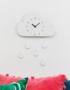 Часы в виде облака SVNX - Белый 7X