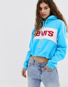 Худи в стиле колор блок Levis - Синий