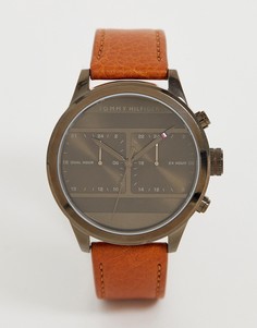 Часы с кожаным ремешком Tommy Hilfiger 1791594 - 40 мм - Коричневый