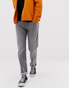 Выбеленные серые джинсы прямого кроя Esprit - Серый