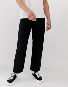 Черные широкие джинсы Pull&Bear - Черный