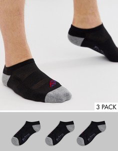 Набор из 3 пар спортивных низких носков Ben Sherman - Черный