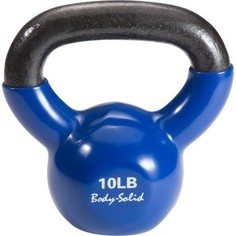 Гиря Body Solid 4,5 кг (10lb) обрезиненная синяя KBV(KVC)10