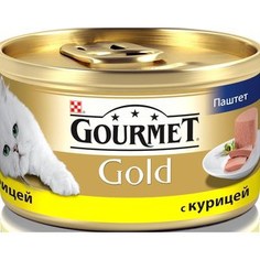 Консервы Gourmet Gold паштет с курицей для кошек 85г (12032582)